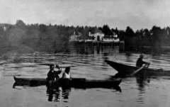 Катание на лодках по Ангаре,1934 год