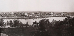 Вид на город с Глазково 1866 год