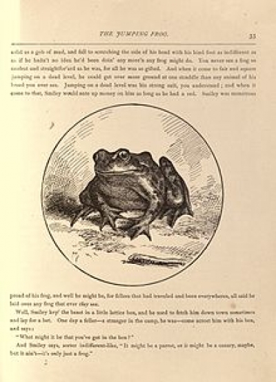 18 ноября 1865 года Марк Твен опубликовал произведение, принесшее ему первый большой успех