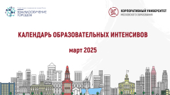 КАЛЕНДАРЬ ОБРАЗОВАТЕЛЬНЫХ ИНТЕНСИВОВ МАРТ 2025