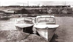 Лодки в заливе Иркутского водохранилища,1958 г.