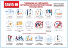 Рекомендации по профилактике коронавирусной инфекции (СOVID-19) среди работников